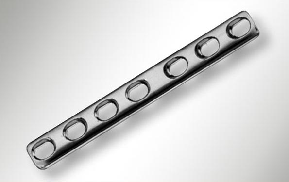 Self Compressing Small Plate 2x8 mm (Screws 2.7 mm) Round Holes